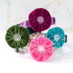 Dog Collar Flower - Washable Velvet