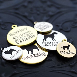 Mimi Green Personalized Dog Breed Dog ID Tags