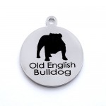 Nickel Plated Personalized Dog Breed Dog ID Tag by Mimi Green Nickel Plated Personalized Dog Breed Dog ID Tag by Mimi Green