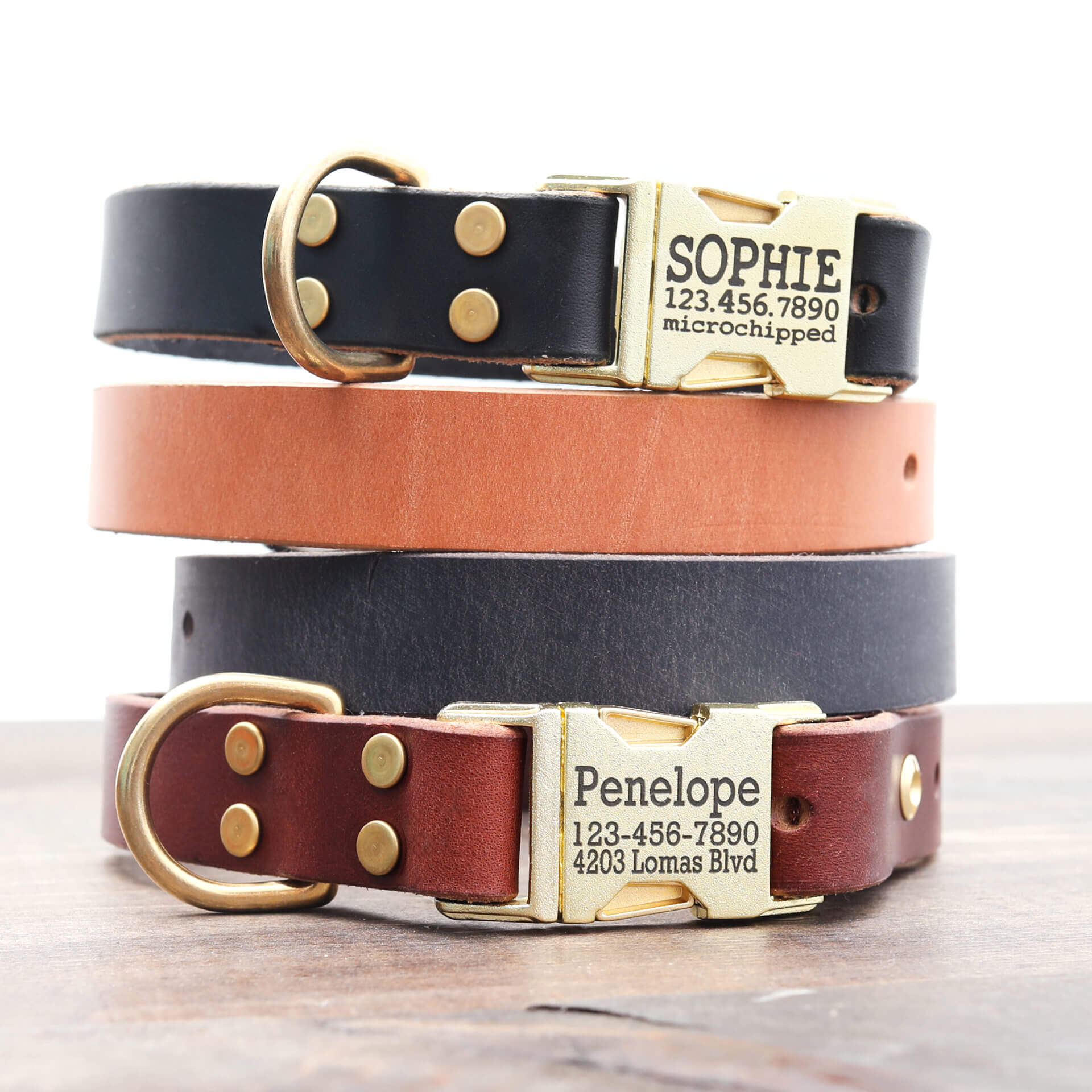 Dog Collars Leather Small Dogs  Custom Made Leather Dog Collars