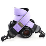 'Violet' Velvet Camera Strap