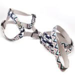 DD: Navy, Turquoise, & Coral Southwest Pattern Dog Harness - 'Dakota'