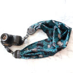 'Blue Algae' DSLR Scarf Camera Strap