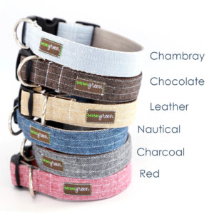 Linen Dog Collar