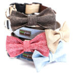 Collar Bow Tie Accessory -- 8 Linen Colors
