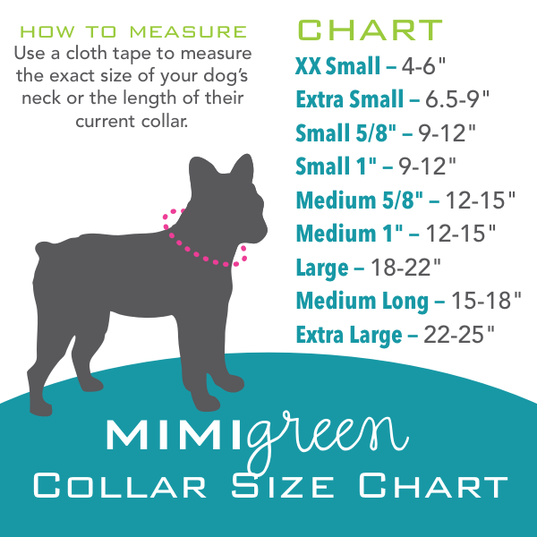 Dog Collar Size Chart In Inches