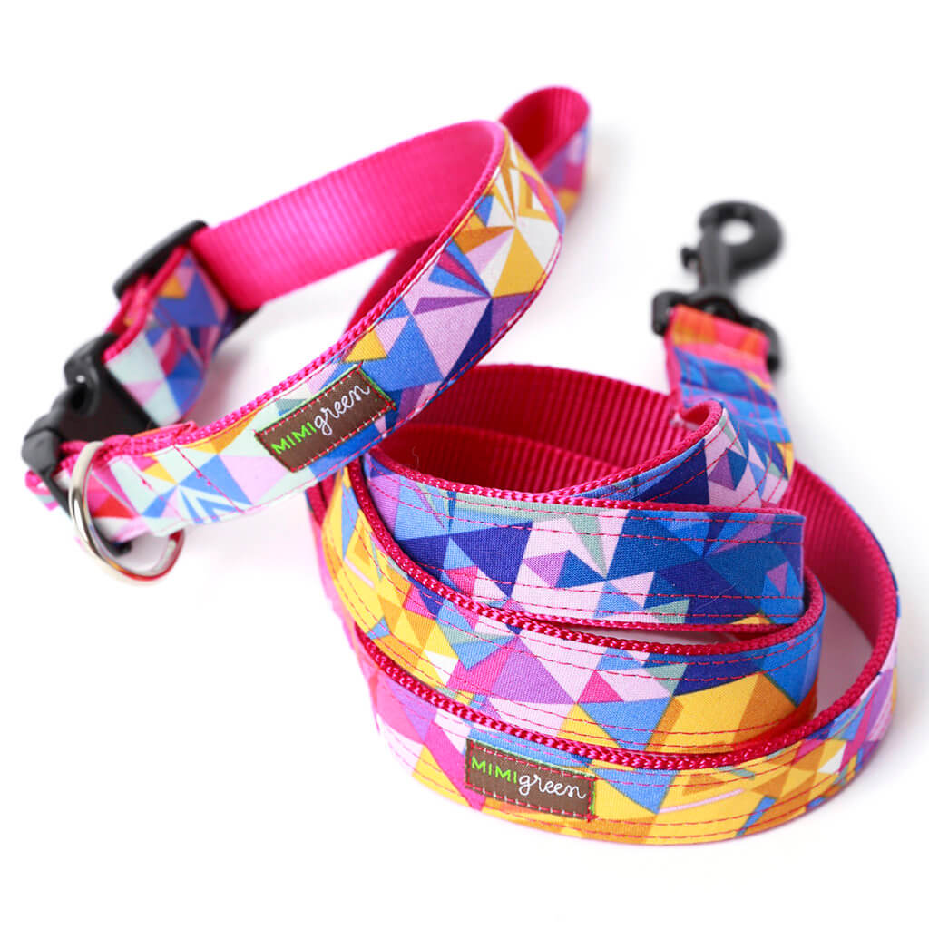 Colins Geometric Dog Collar