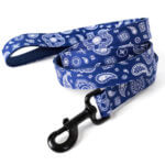 Blue Bandana 'BANDIT' Designer Dog Leash