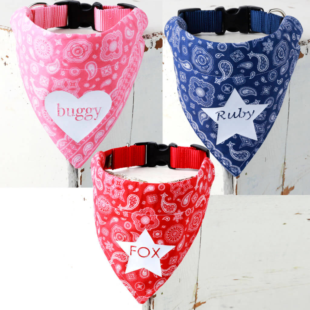 bandana dog collars