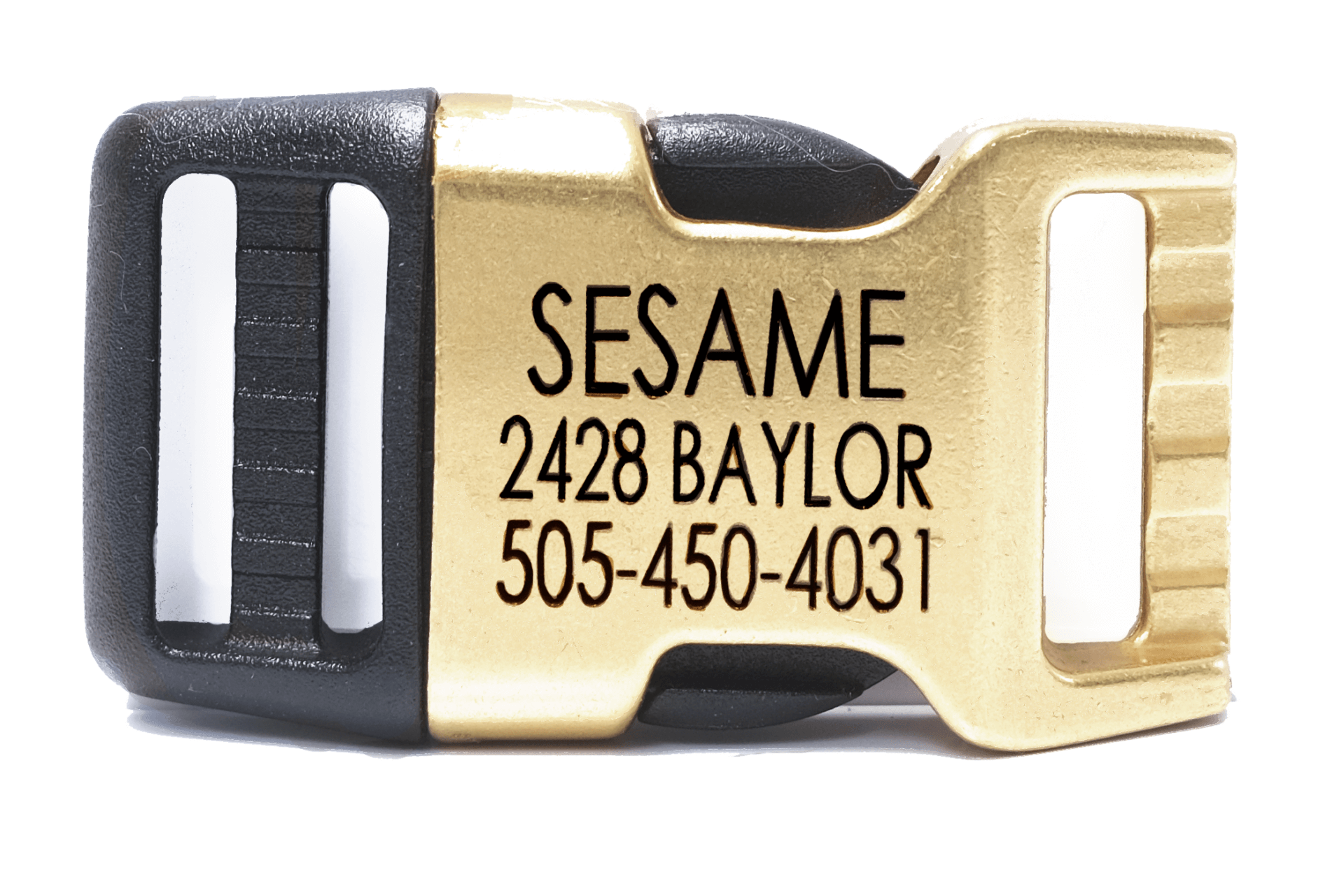 Engraved Brass Hybrid Buckle