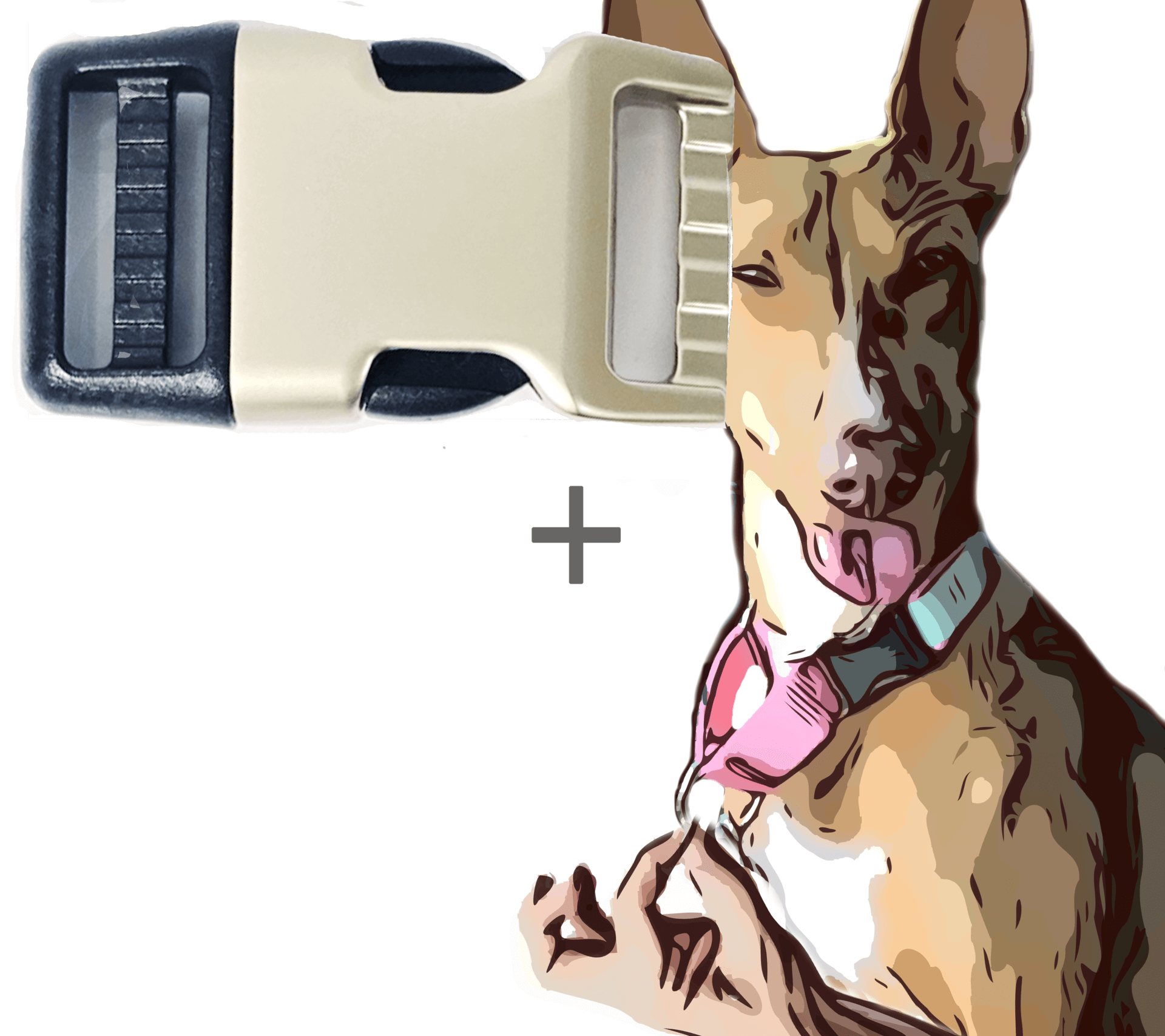 Martingale Style with Satin Hybrid Buckle