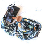 DSLR Scarf Camera Strap -- 'Maya' Botanical Camera Strap