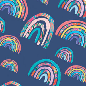 rainbow laminate swatch