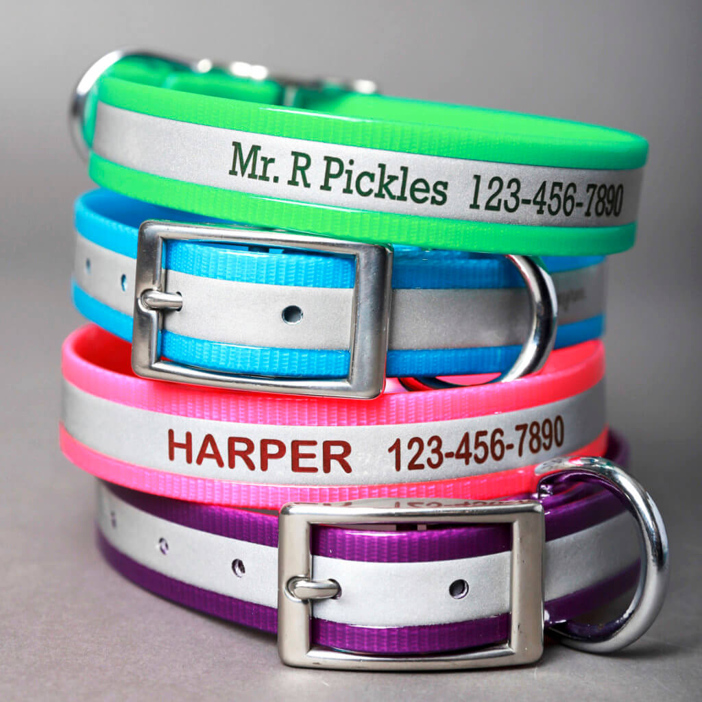 reflective dog collars