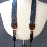 Sailor Denim Camera Strap with Side Release Buckles & Leather Ends