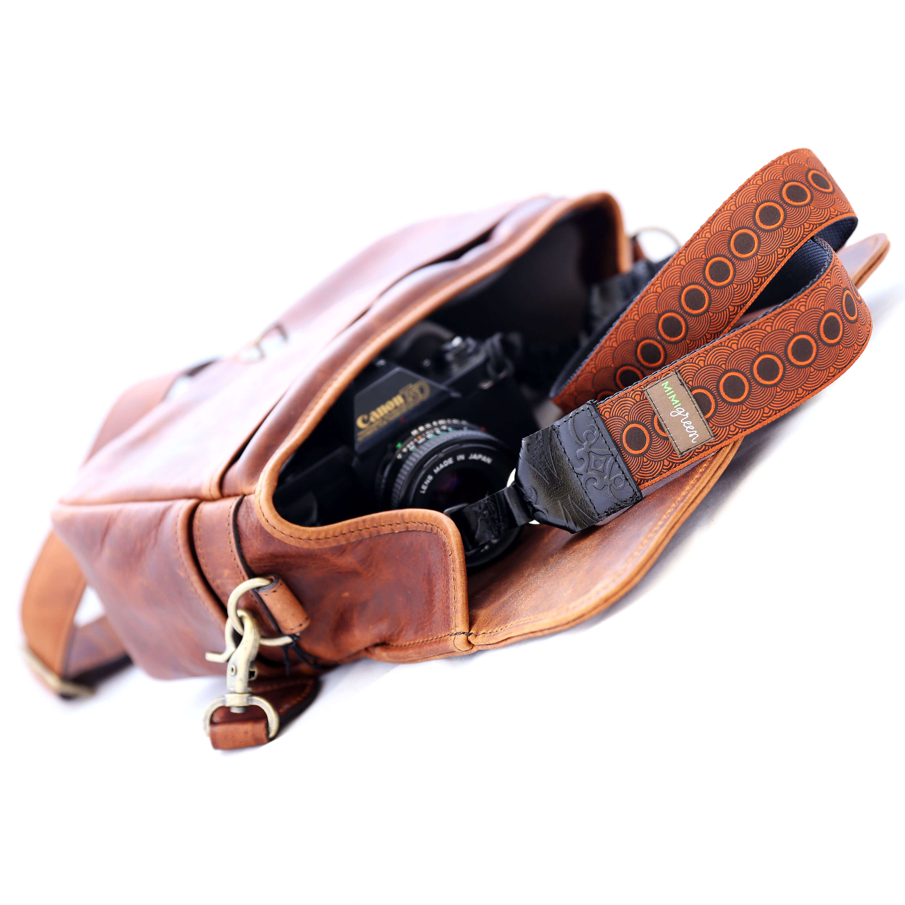 Theron Orange Camera Strap