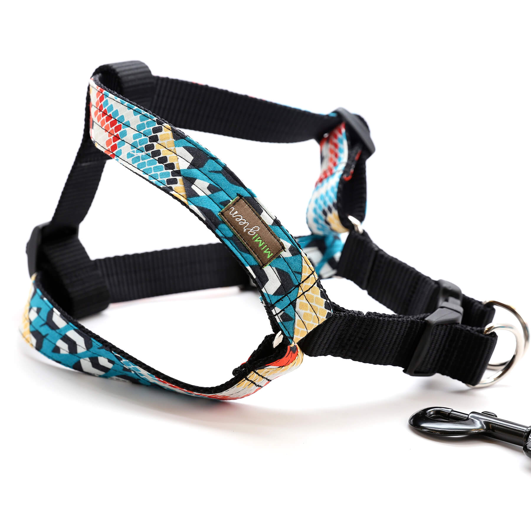 Feather & Bead Southwestern Designer Dog Harness - 'Chama'