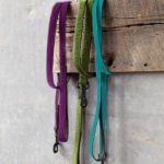 Mimi Green Dog Leash - All Velvet Styles