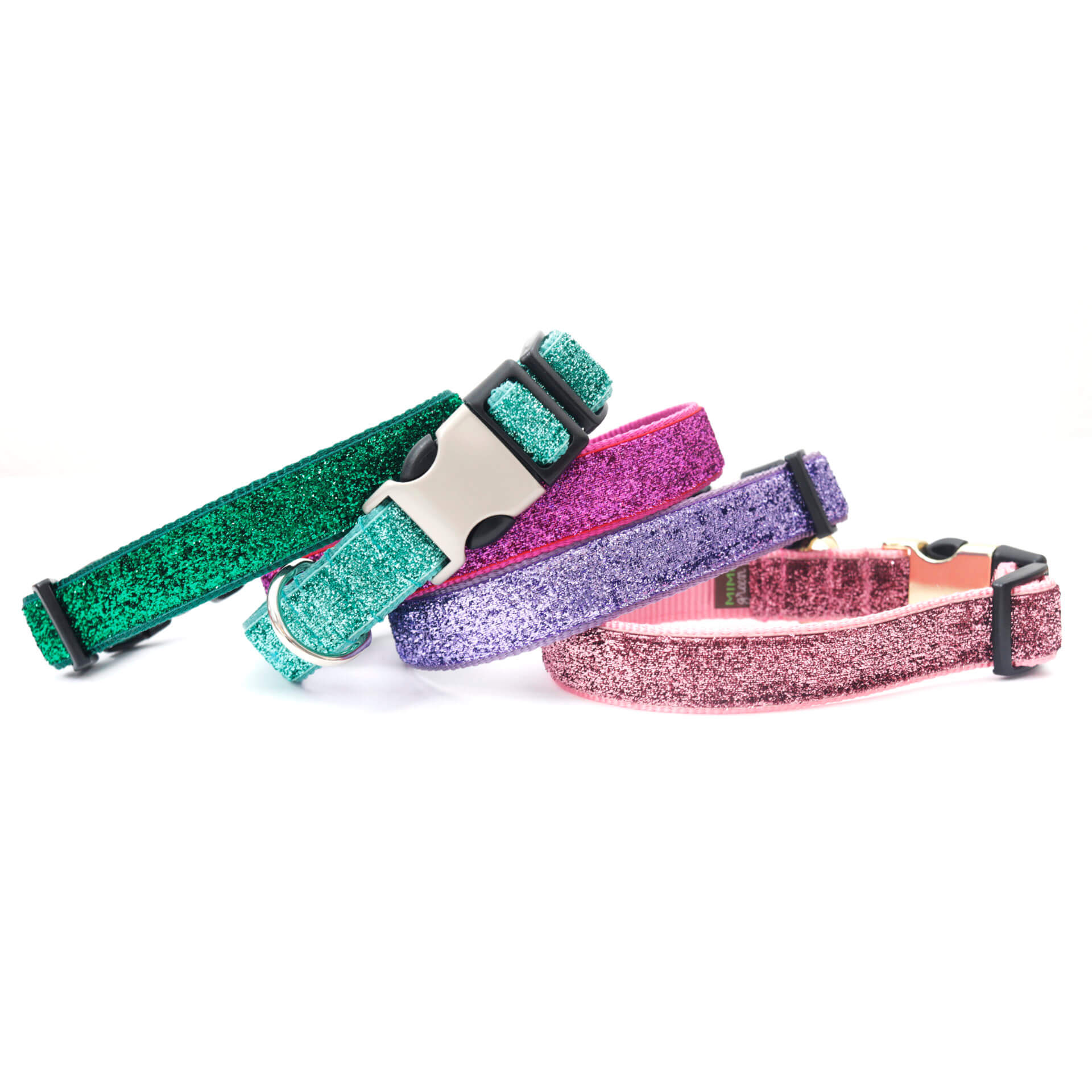 mermaid jewel glitter dog collars