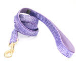 purple glitter dog leash