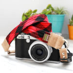 Buffalo Plaid Flannel Camera Strap DSLR - a thin 1" wide