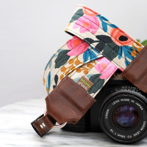rifle paper co camera strap