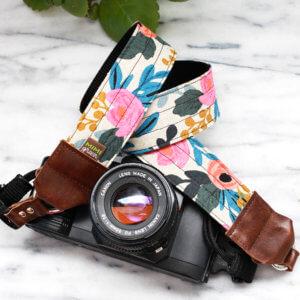 rifle paper co camera strap2