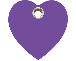 Red Dingo Plastic Heart Cat ID Tag