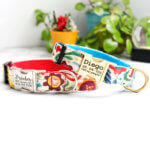 Folksy Laminated Dog Collar 'Frida'