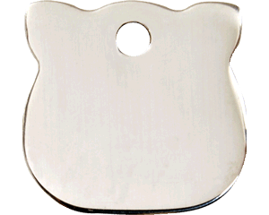 Red Dingo Stainless Steel Cat Head - Cat ID Tag