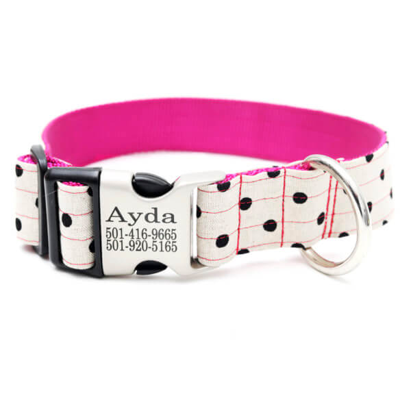 dottie wide dog collar for big girl dogs