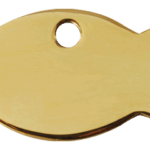 Red Dingo Brass Fish - Cat ID Tag