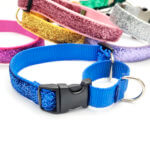 Martingale Mermaid Glitter Dog Collar w/ optional Personalization