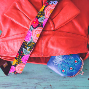 rifle paper co purse strap