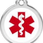 Red Dingo Medical Alert Dog Tag