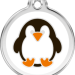 Red Dingo Penguin Dog Tag