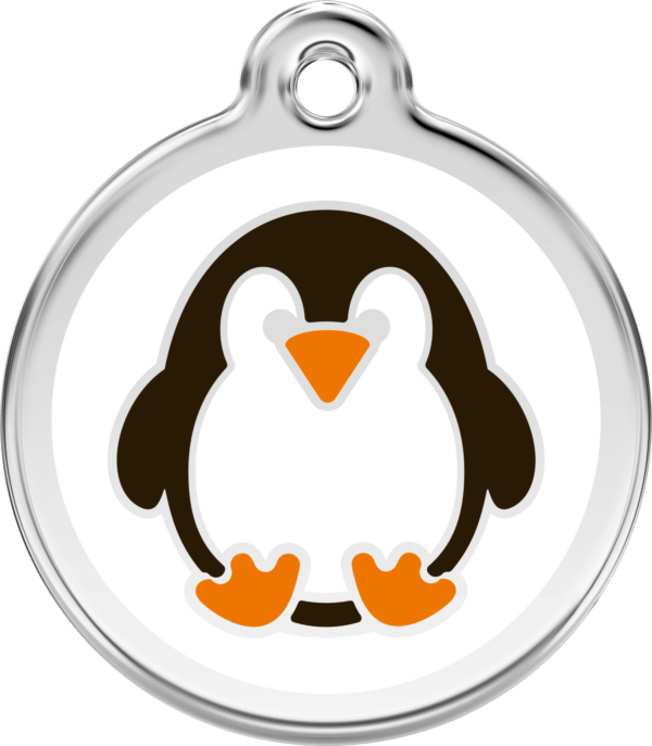 Red Dingo Penguin Dog Tag