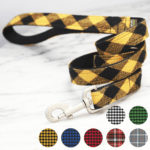 Mimi Green Dog Leash - All Flannel Styles