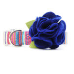 Dog Collar Hydrangea Flower - Moody Blues