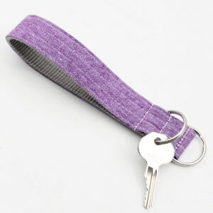 eggplant purple key fob