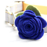 Dog Collar Rose Flower - Moody Blues