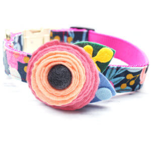 rifle-paper-co-dog-collar-flower