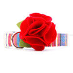 Dog Collar Hydrangea Flower - Red