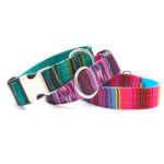 WIDE Guatemalan Beachy Collar -- 1.5 Inch Wide Personalized Dog Collar