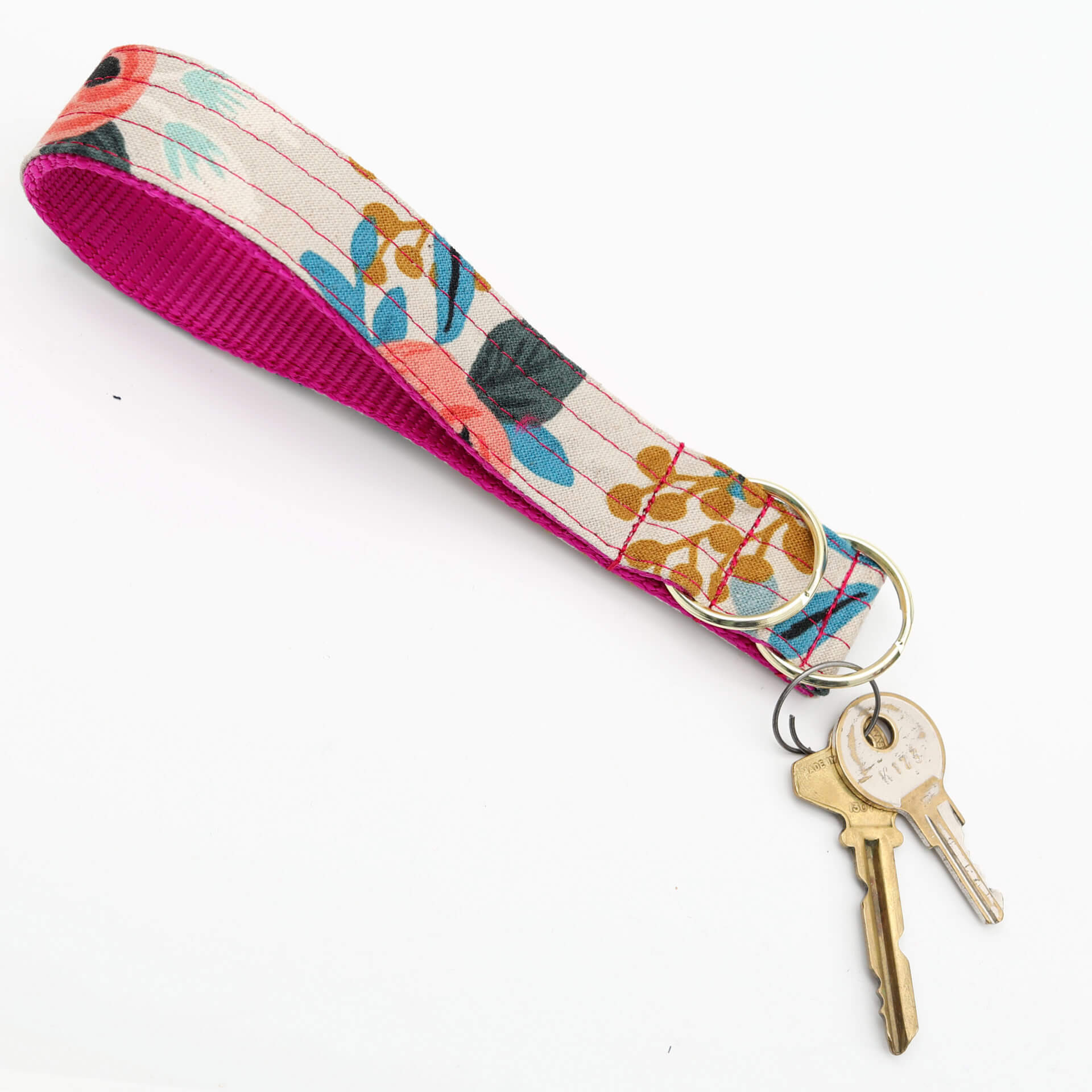 Fleur Natural Key Fob