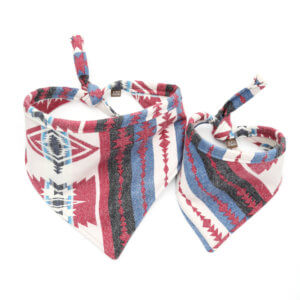 taos native print dog bandana