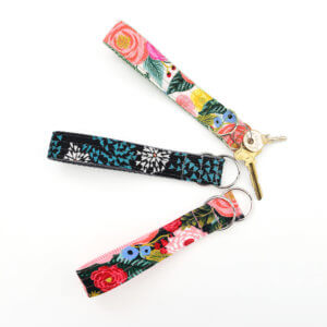 rifle paper co key chain