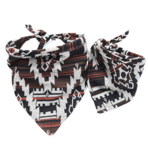 Taos native pattern dog bandana