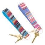 Sarape Beach Blanket Key Chain Wristlet Fob