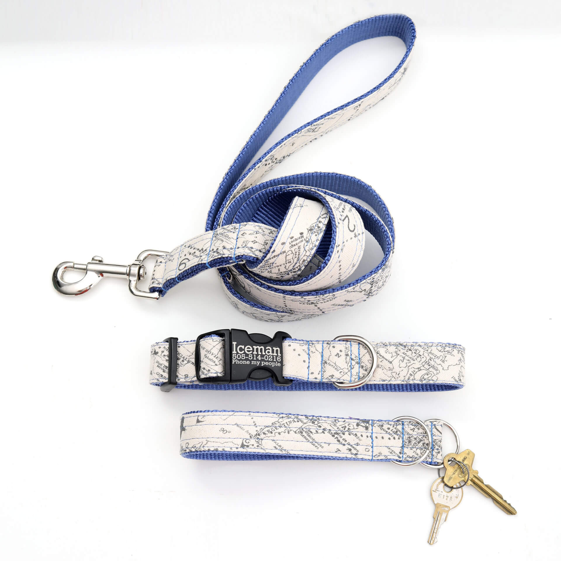 Dior Inspired Dog Collar, Designer Inspired Martingale Dog Collar